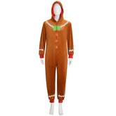 Gingerbread Costume Suit Adult Christmas Gingerbread Man Outfit Gingerbread Suit Kids